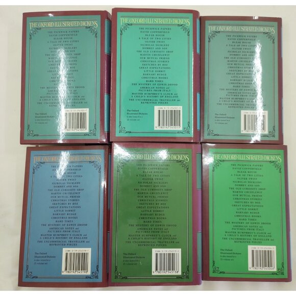 Oxford Illustrated Dickens 20 Vol Set 1987 OUP Missing Oliver Twist - Picture 2 of 10